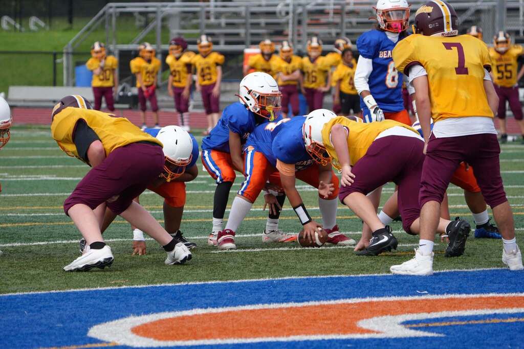 Our Boys 7th and 8th Grade Football team recently played their first scrimmage of the 2026 fall season.