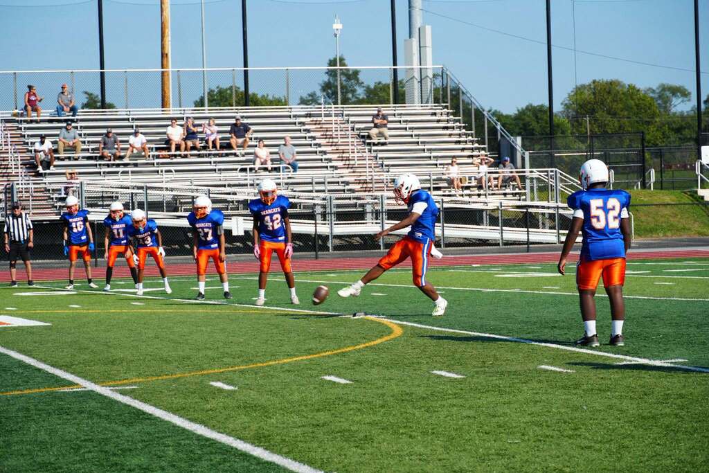 Our Boys 8th Grade Football team recently played against New Oxford with a final score of 26-0.