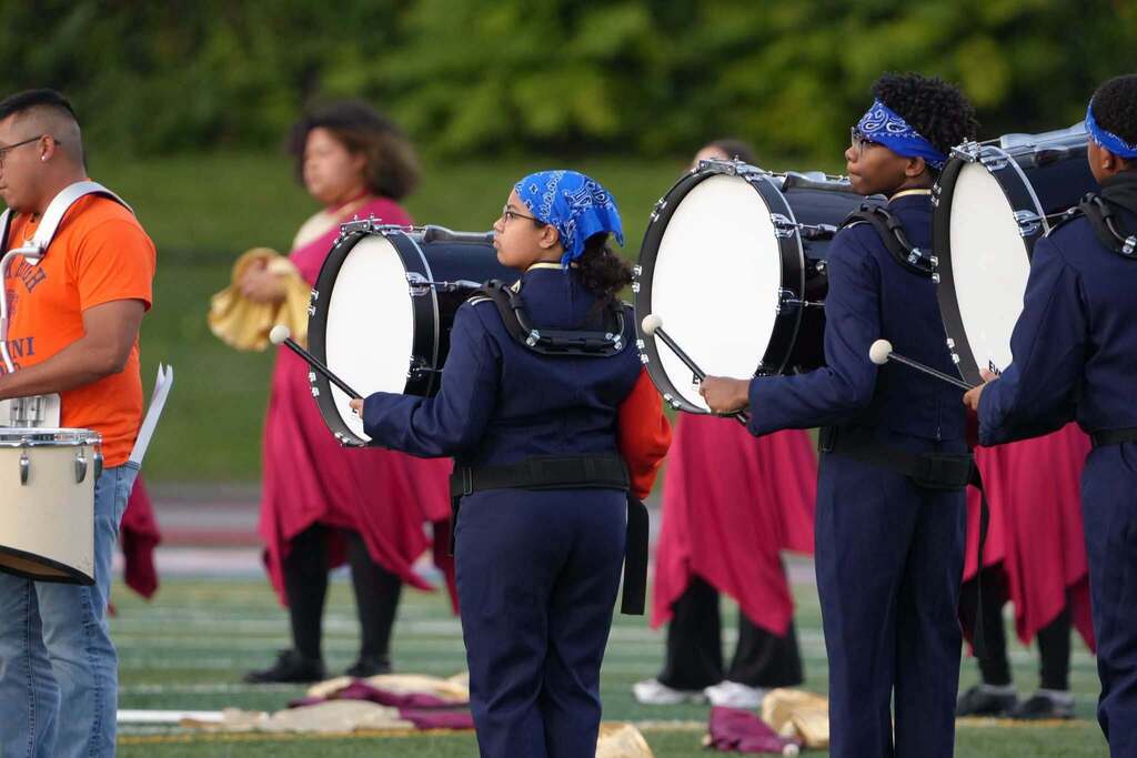 The William Penn Bearcat Marching Band, Middle School Bearcub Marching Band, and members of the York High Alumni Band recently performed at Band Night 2026.