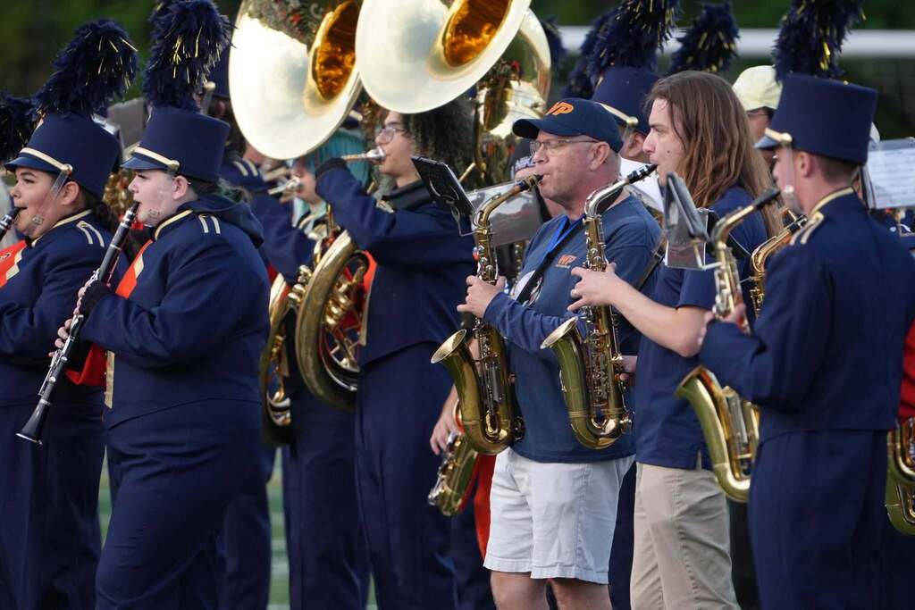 The William Penn Bearcat Marching Band, Middle School Bearcub Marching Band, and members of the York High Alumni Band recently performed at Band Night 2026.
