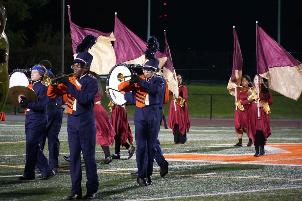 The William Penn Bearcat Marching Band, Middle School Bearcub Marching Band, and members of the York High Alumni Band recently performed at Band Night 2026.