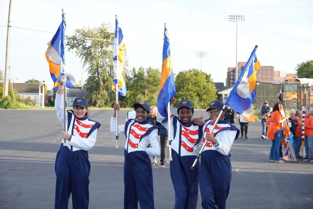 The William Penn Bearcat Marching Band, Middle School Bearcub Marching Band, and members of the York High Alumni Band recently performed at Band Night 2026.