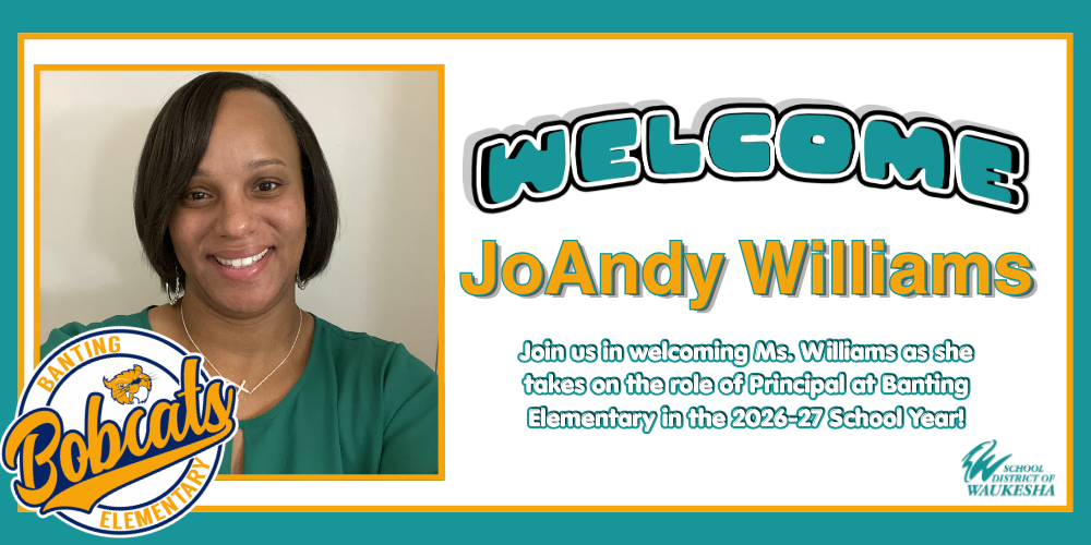 Welcome JoAndy Williams: 2026-27 Principal!