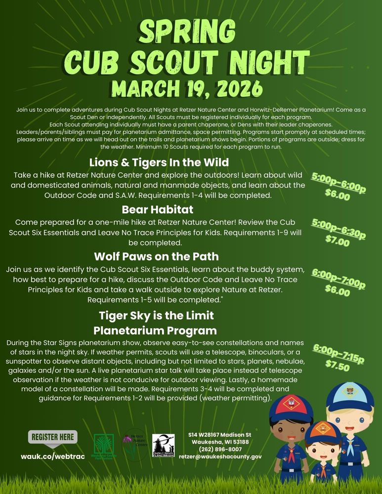 2026 Spring Cub Scout Night