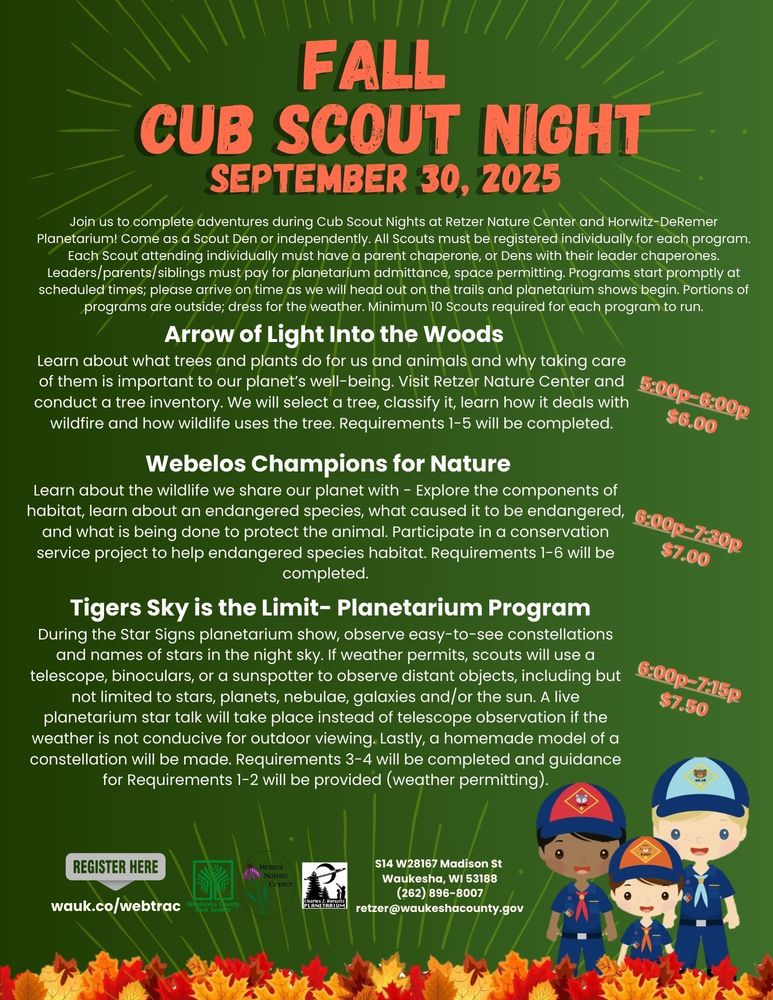2025 Fall Cub Scout Night