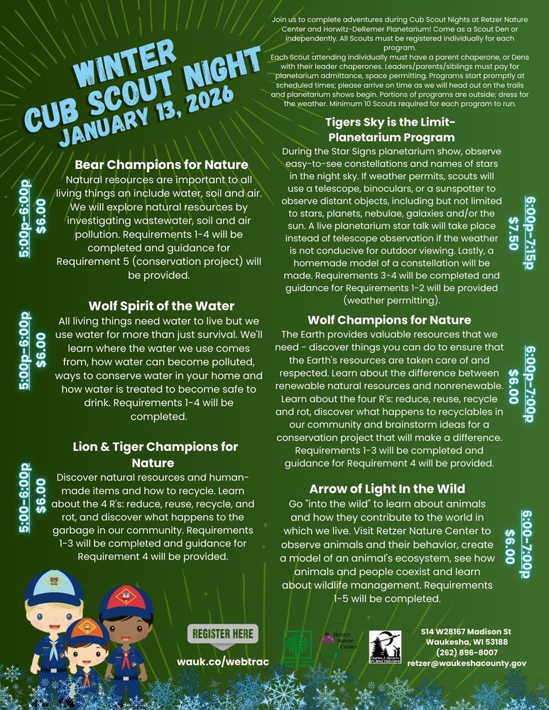 2026 Winter Cub Scout Night