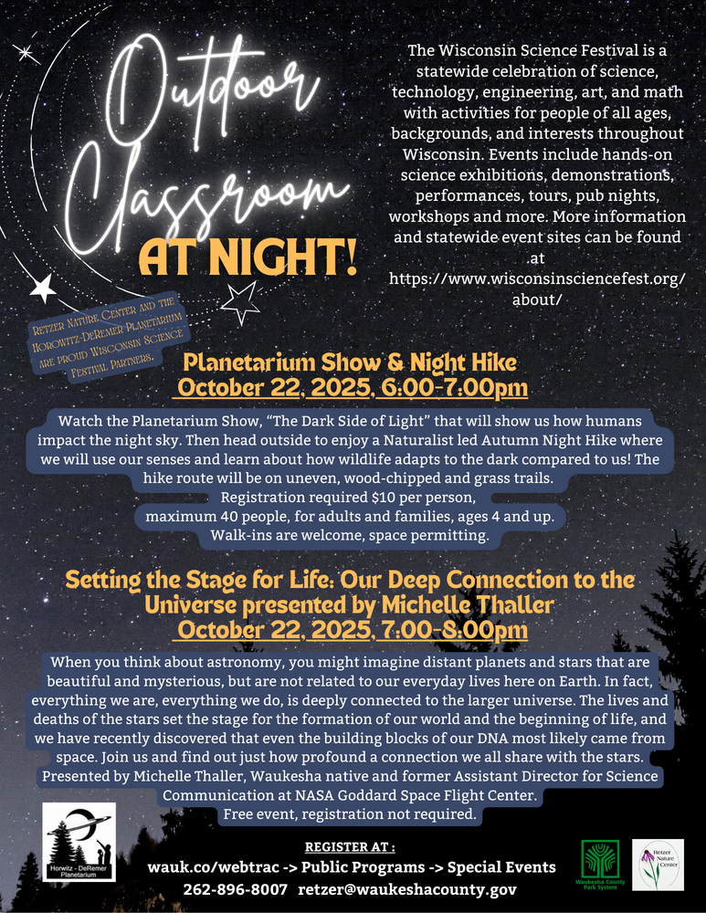 Outdoor Classroom at Night!