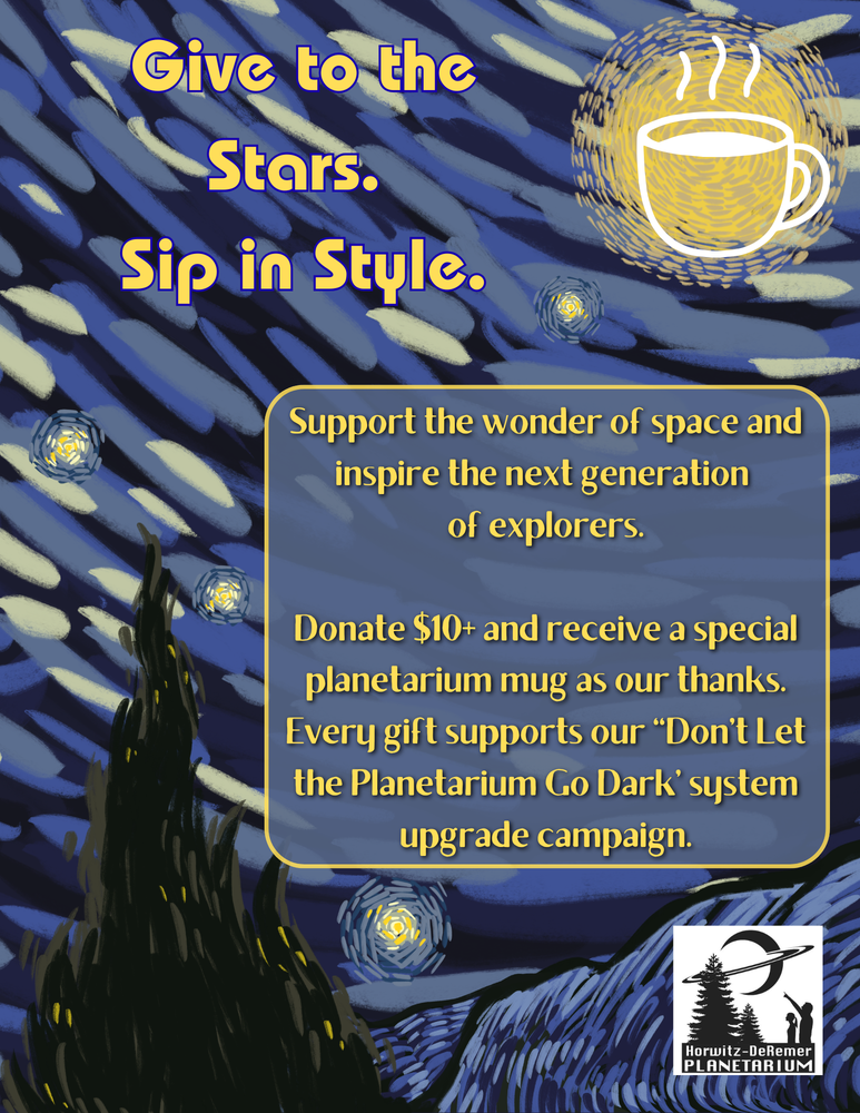 What a planetarium mug for a small donation?
