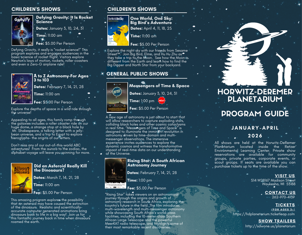 2026 Winter/Spring Program Guide