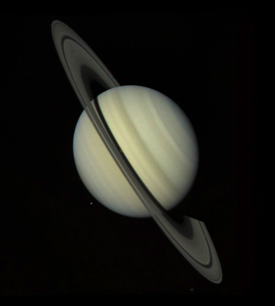 Saturn in the night sky all month