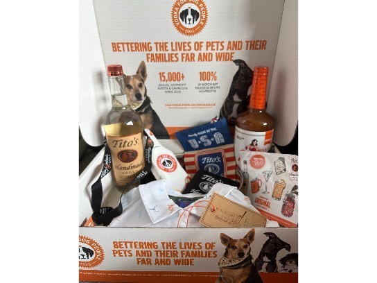 WEF Golf 2025 Titos Pawsome Auction Item