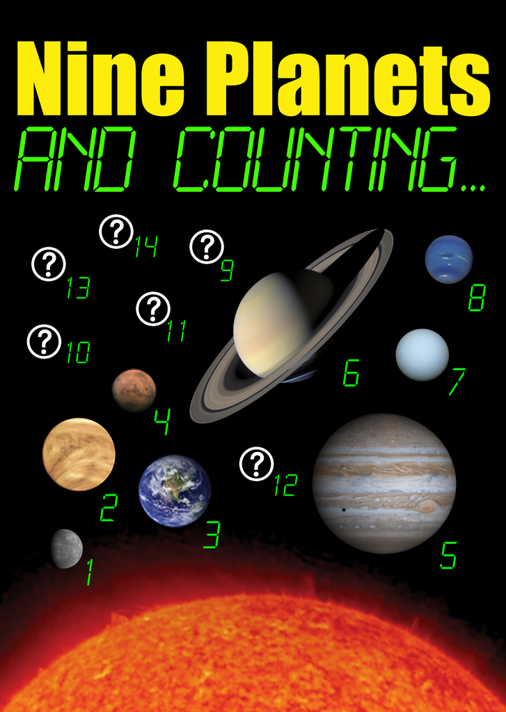 Nine Planets and Counting is the planetarium show today.