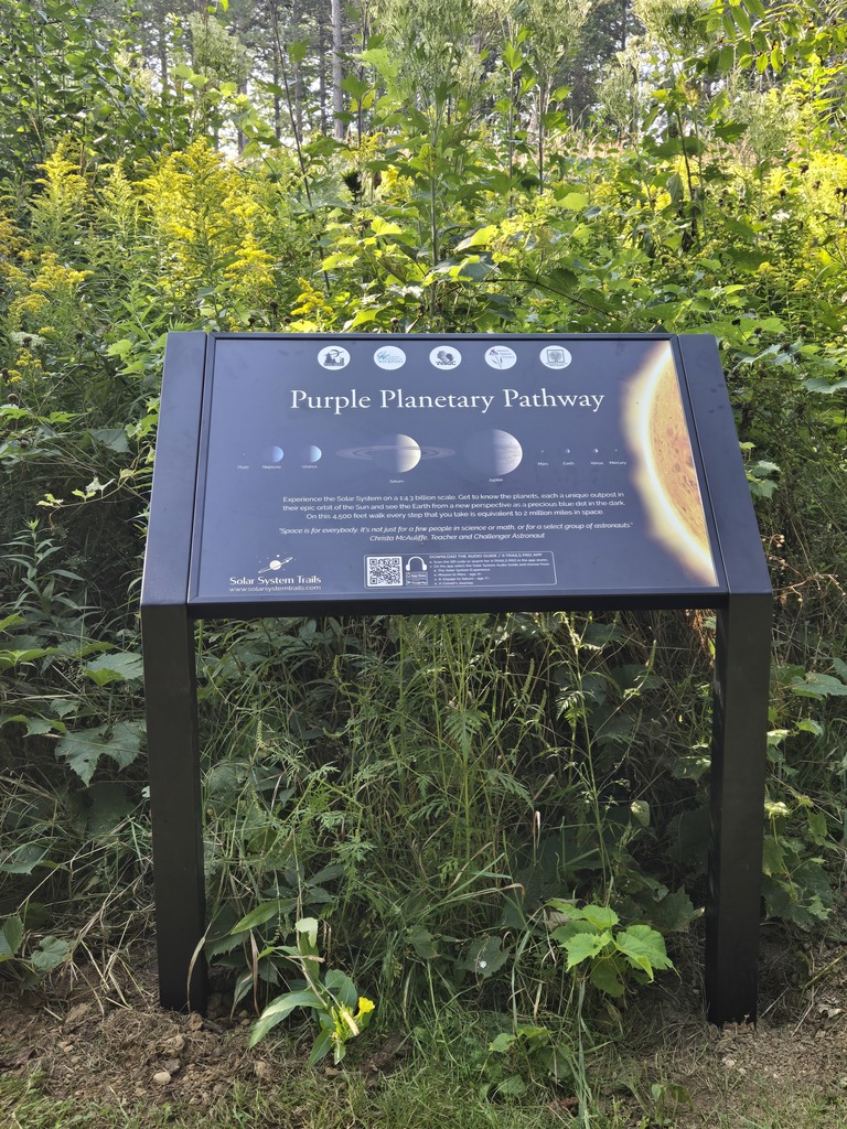 Entrance to the Purple Planetary Pathway at Retzer Nature Center... have you hiked it yet this year?