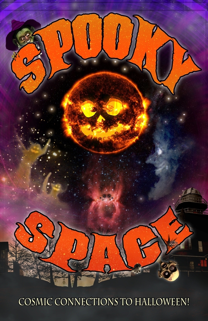 Spooky Space is our 11:00 am planetarium show today.