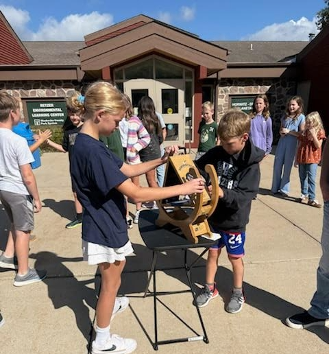 5th grade Rose Glen students even get to use the sunspotter.