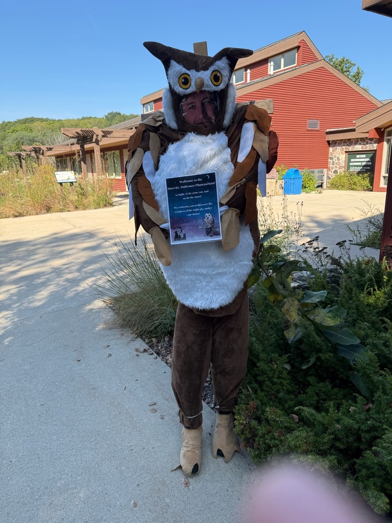 Come check out our scarecrow before it is too late!