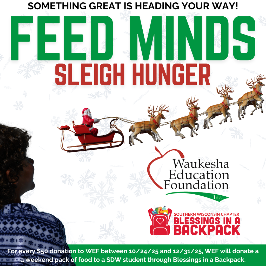 WEF and Blessing in a Backpack collab to Feed Minds, Sleigh Hunger
