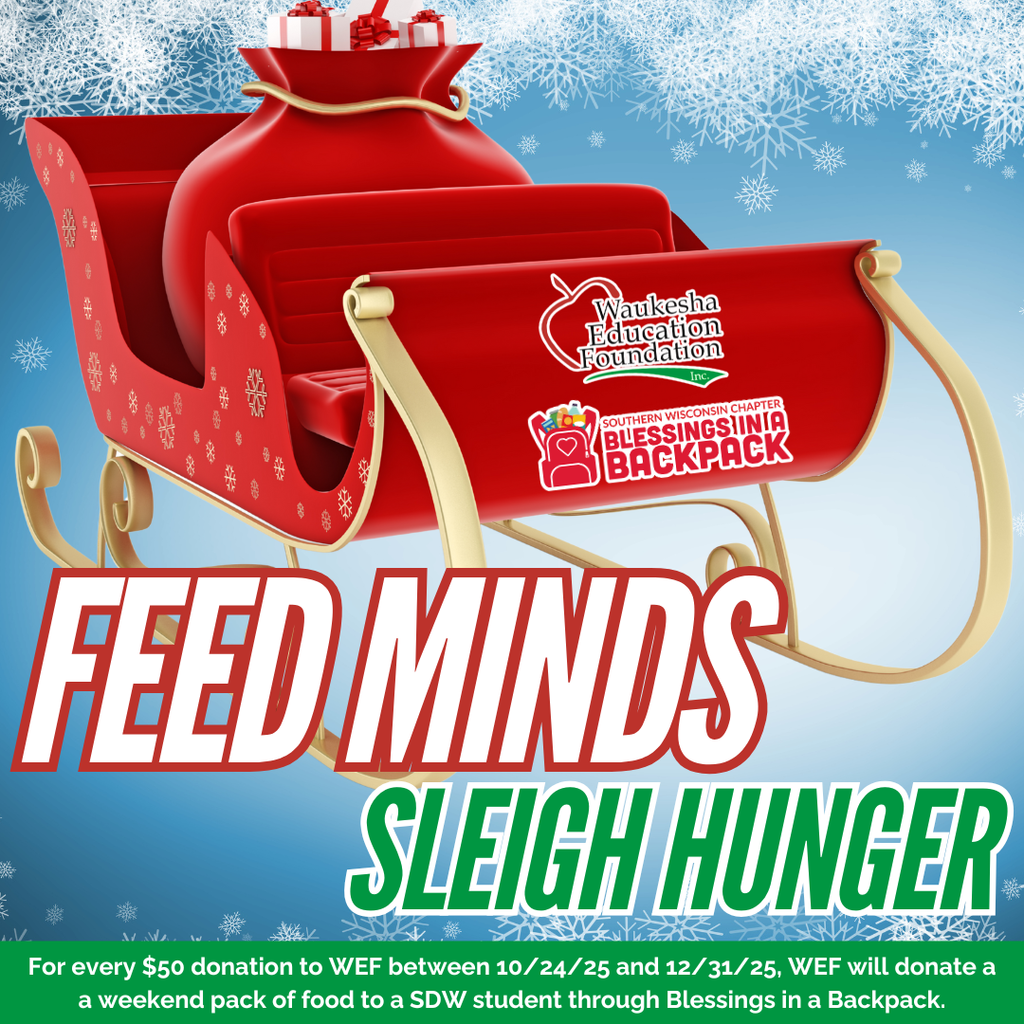 WEF/Blessings in a Backpack Feed Minds, Sleigh Hunger collab