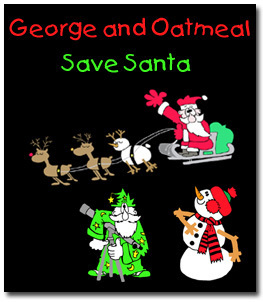 Catch 'George & Oatmeal Save Santa' at 11am, followed by a live star talk! 🎅️✨ #wherethestarshangout