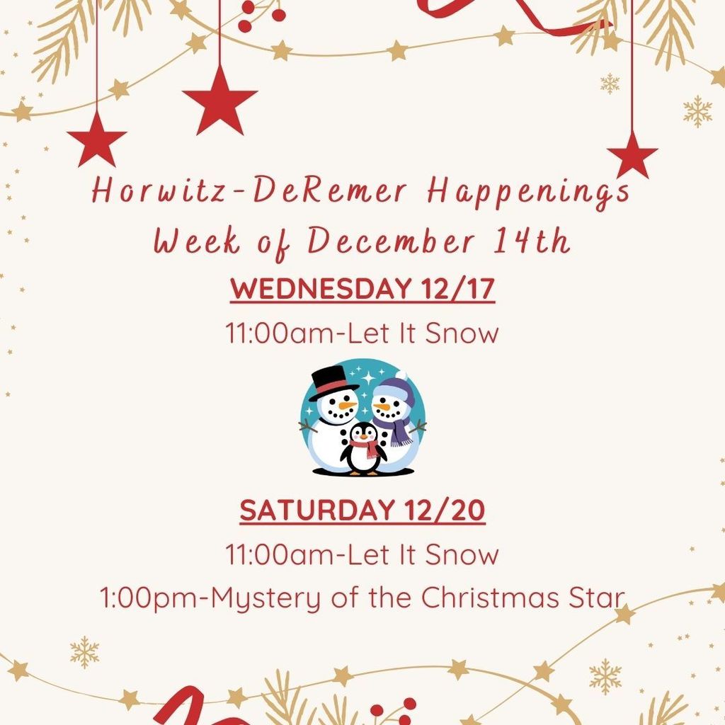 Here's our festive lineup for the week!  Hope to see you soon!  #wherethestarshangout