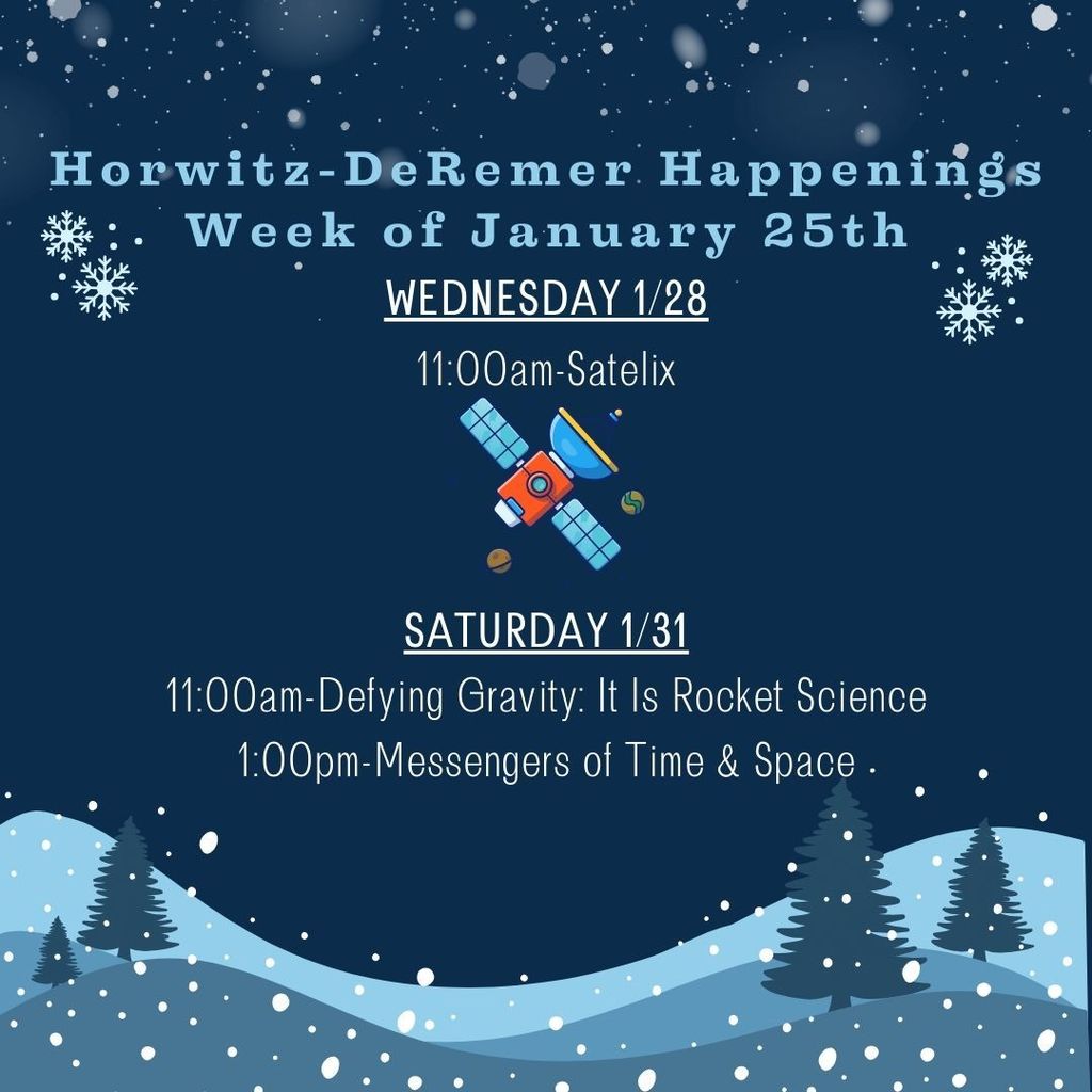 It's hard to believe that this is the last week in January! Check out our schedule for this week and hopefully we'll see you under the dome soon! #wherethestarshangout
