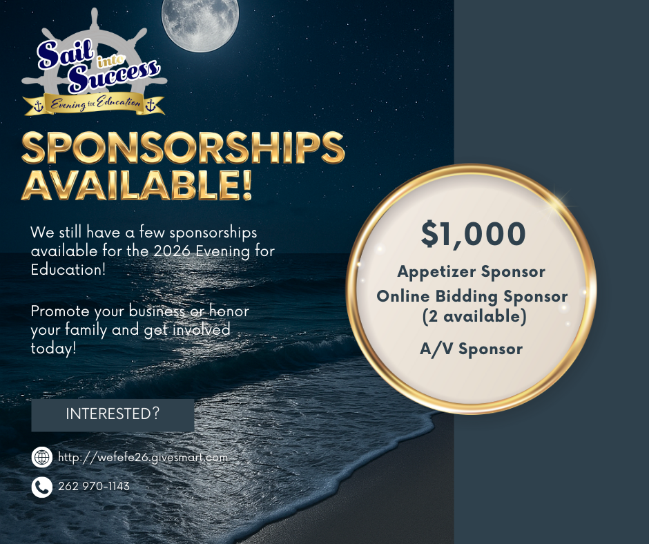 WEF EFE $1000 Sponsorships Available