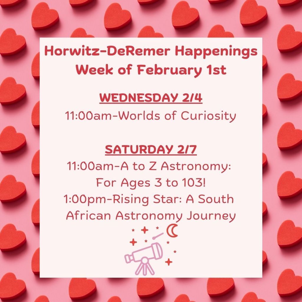 We're onto February and ready to shine! 🌟 The shortest month of the year is packed with exciting events and we can't wait to share them with you! Here's our schedule for the week, mark your calendars and join us if you can! We've got a lot of fun activities planned and it wouldn't be the same without you. #wherethestarshangout 💫