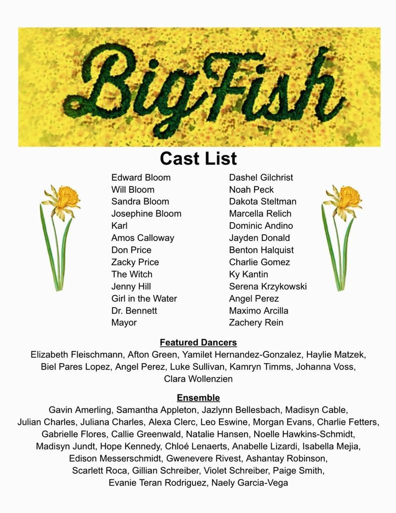 cast list