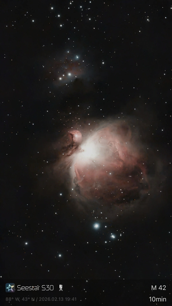 Thank you to everyone who attended Wild Winter Night on Friday! It was busy, but we hope you enjoyed your time at the planetarium and checking out the nature activities that @friendsofretzernaturecenter had for guests of all ages! If you were able to take a peek at the night sky with our volunteers Dan and Lee Friday, it was beautiful night to do so! Dan shared these images of M31-Orion Nebula and M45-The Pleiades from his Seestar scope! #wherethestarshangout