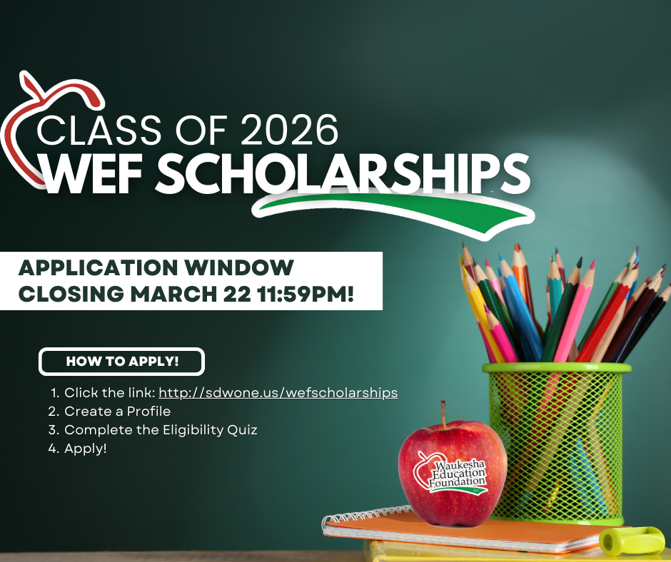 WEF scholarship application window closes March 22