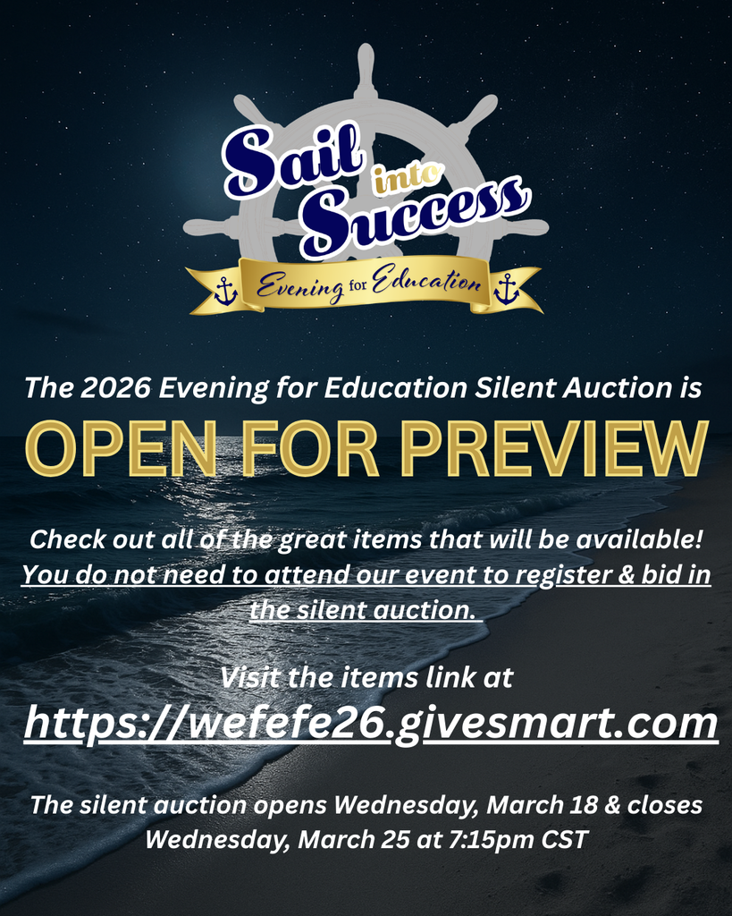 Evening for Education Silent Auction is open for preview! 