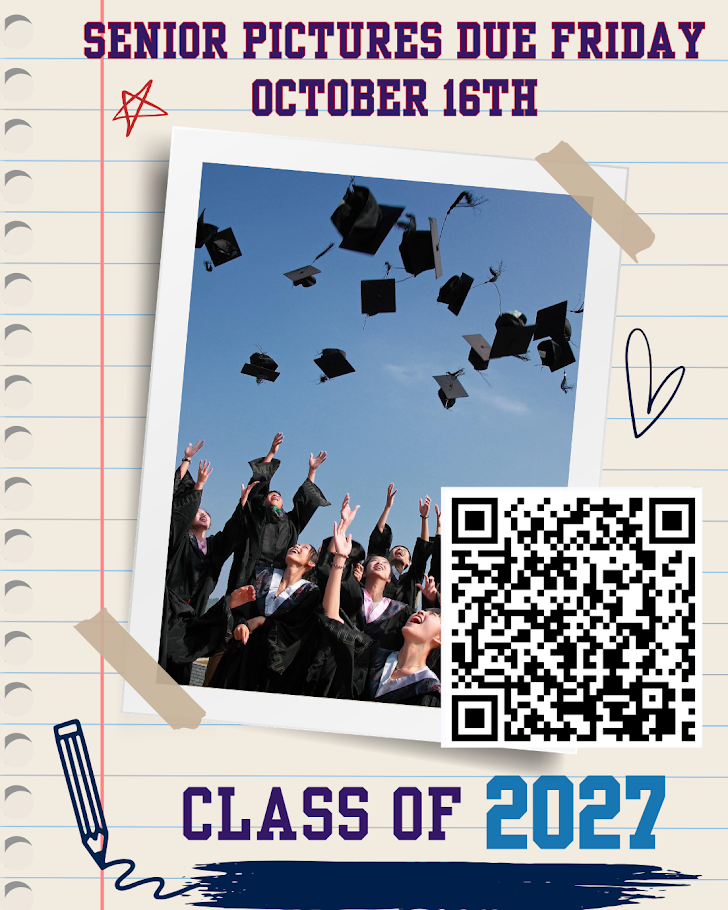 Senior Pictures Due 10.16.26