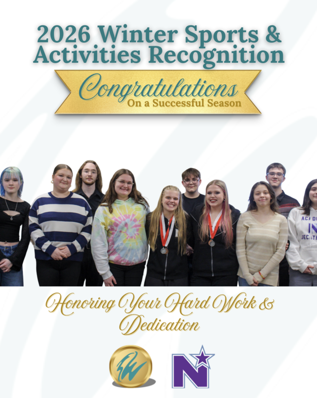  Waukesha North Winter Athletic and Activities Students Recognitions
