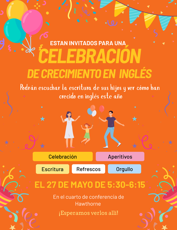 ESL Family Engagement Event- SPANISH