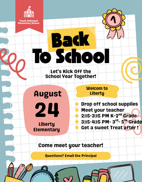 flyer with important dates