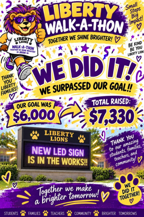 we made our goal!