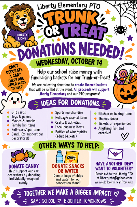 Trunk or treat sign