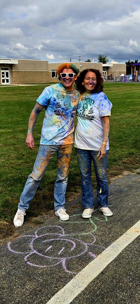 principal and AP at Walk a thon