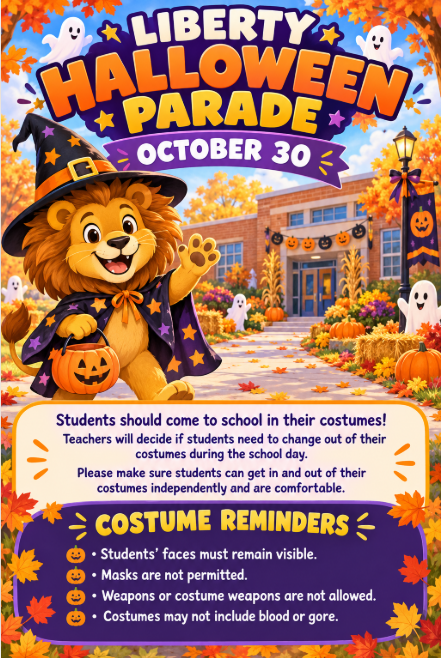 halloween Parade flyer