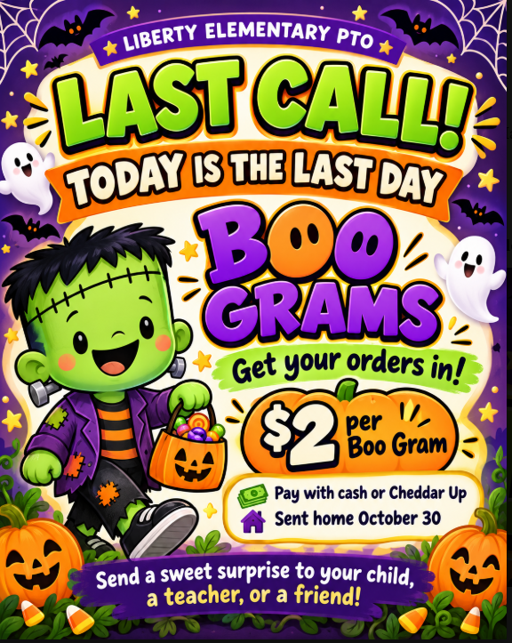 last call boo gram flyer