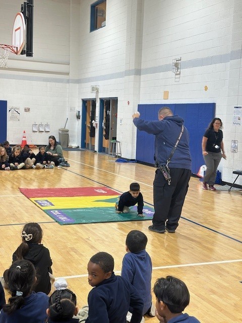 Practicing crawling when there's smoke!