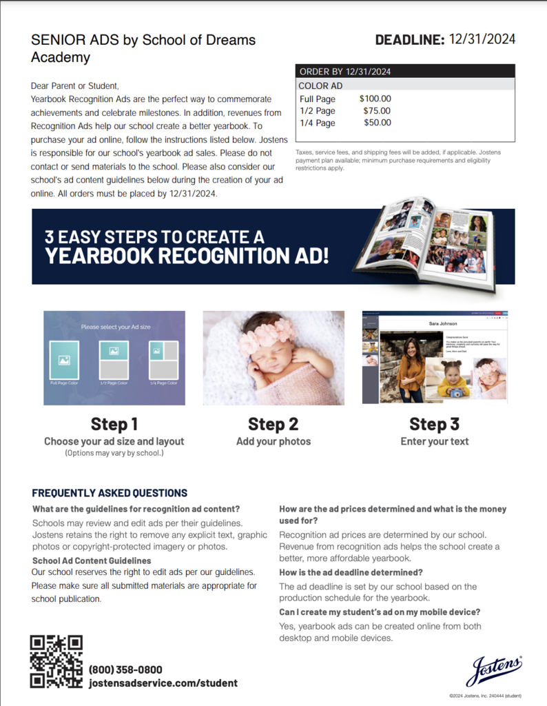 Yearbook ad