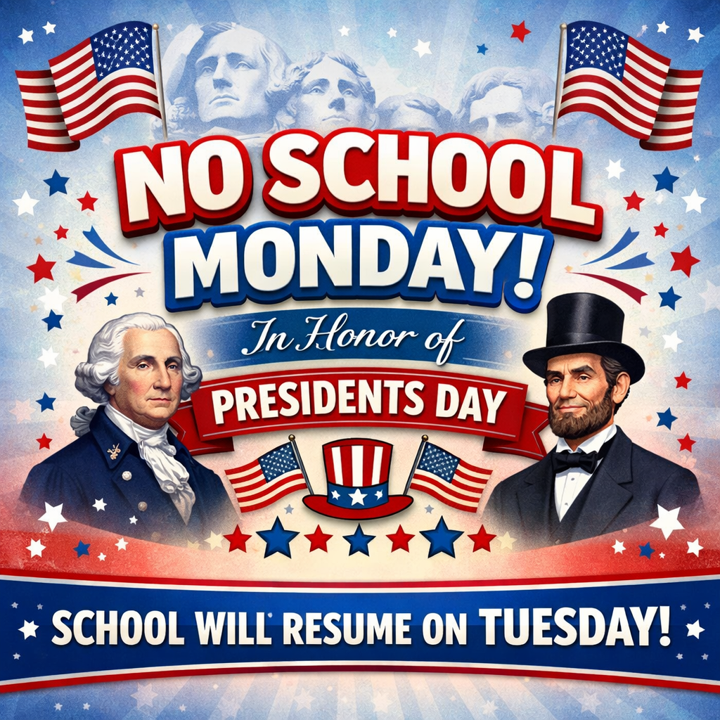 Presidents Day - No School