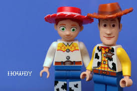 Howdy (picture of a lego version of Woody and  Jesse from Toy Story)