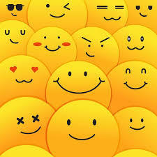 (a gathering of smile emojis)