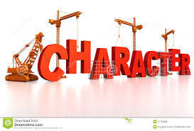 Character (being built with construction vehicles)