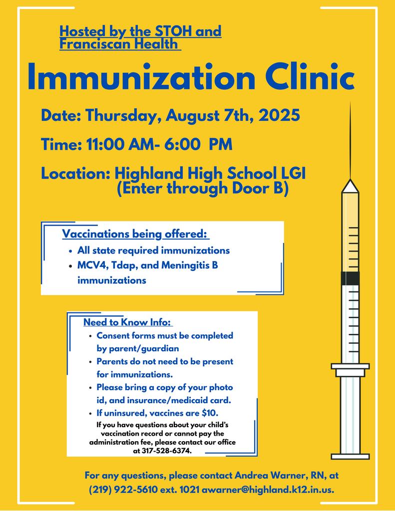 Immunization Clinic Flyer