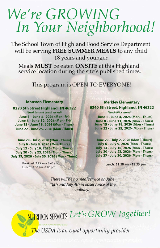 Free Summer Meals Flyer