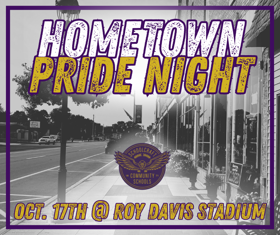"Hometown Pride Night" on October 17th at Roy Davis Stadium