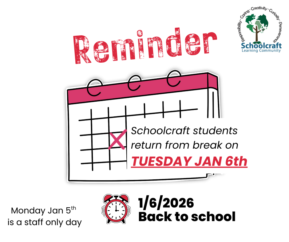 Back from break Jan 6th